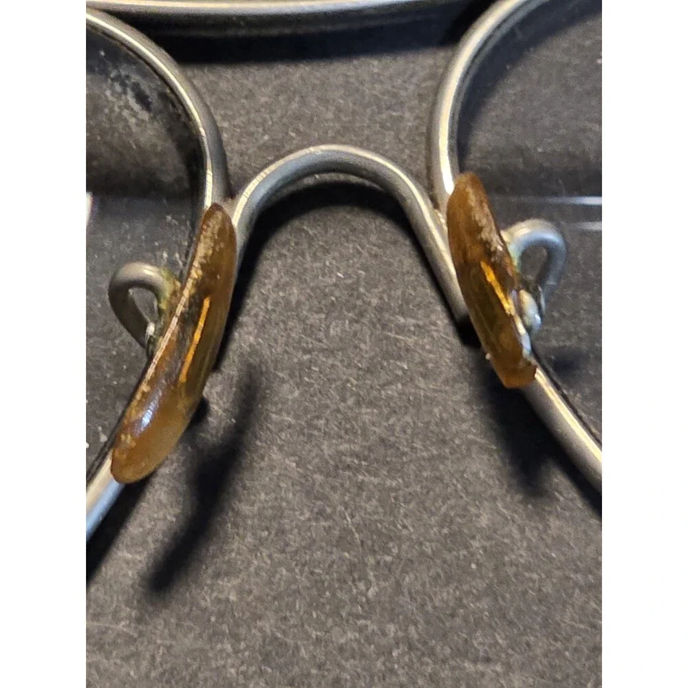 True Vintage AO American Optical Pilot Aviator Eyeglass Frame Wire Comfort Cable